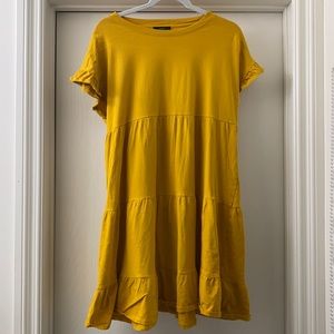 ❤️ J. Crew Ruffle Hem Swing Dress